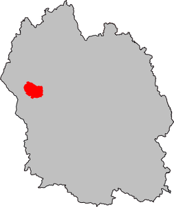 Carte Saint-Laurent-de-Muret